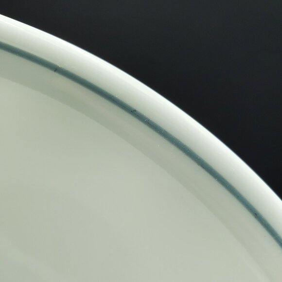 Corelle Gray Band Vegetable Serving Bowl Apricot Grove Solitary Silk Blossoms - Picture 2 of 6